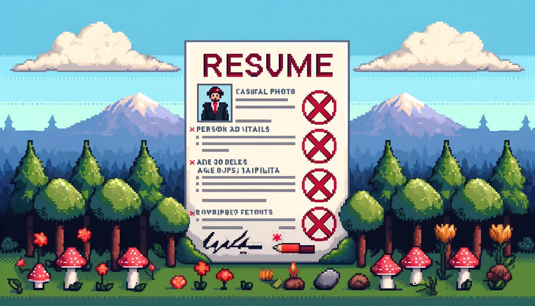 things you should not include in your Resume