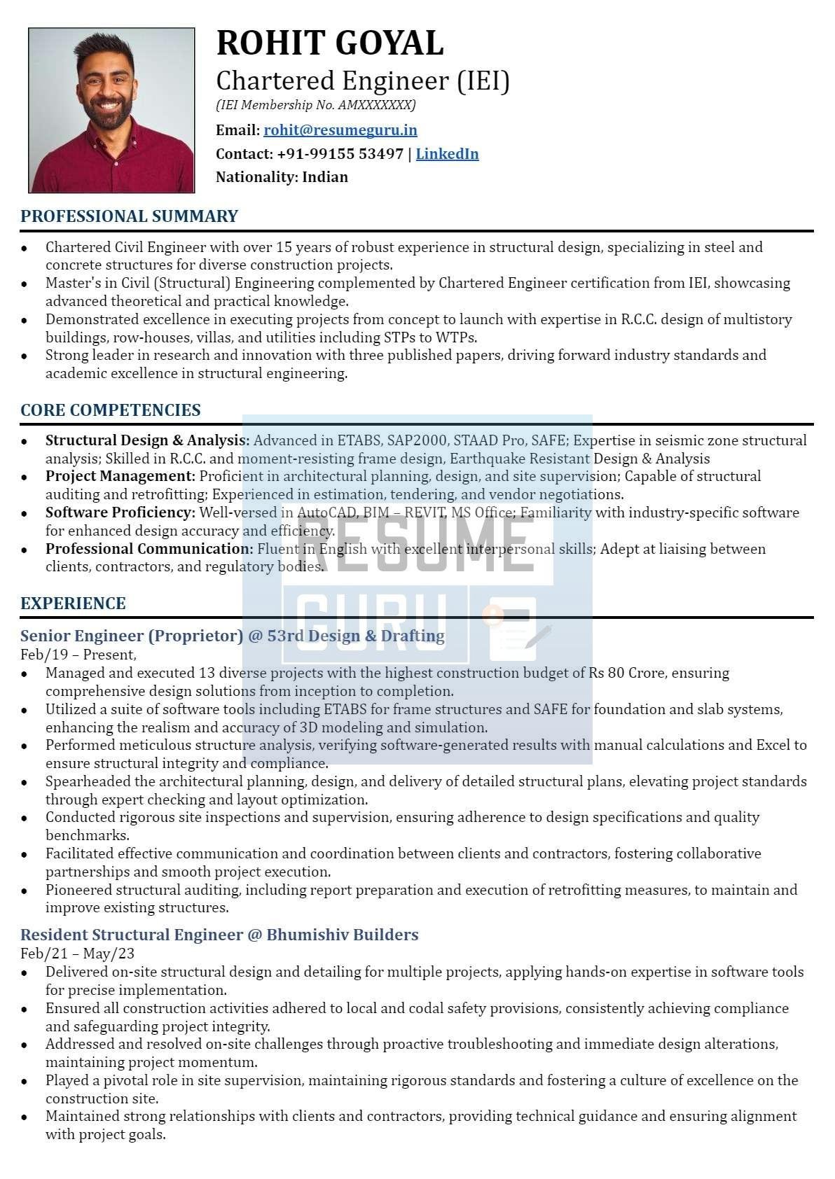 Senior Chartered Engineer Resume Template_1