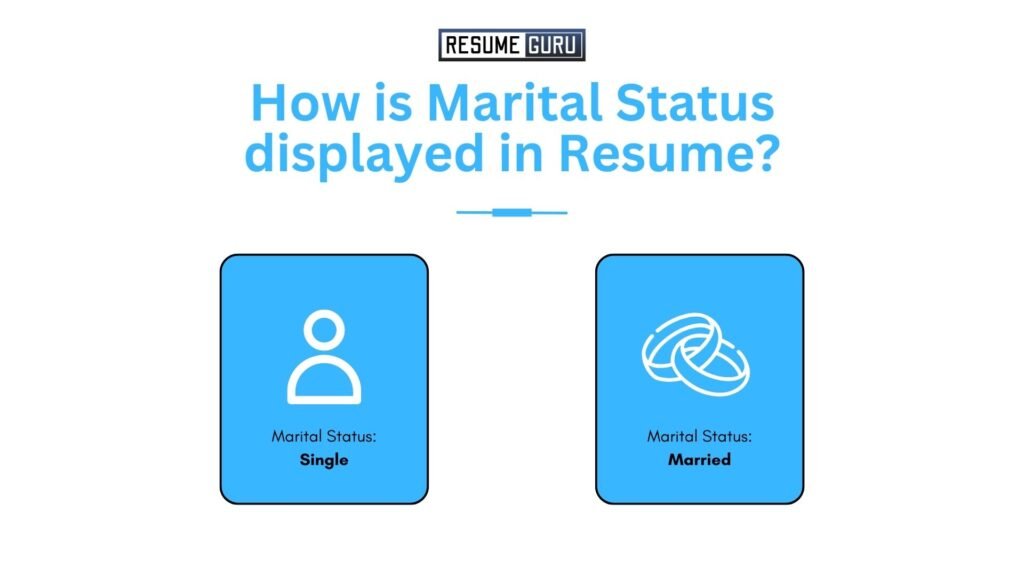 How to display Marital Status in Resume?