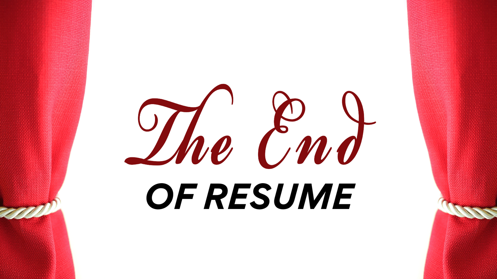 how to end a resume